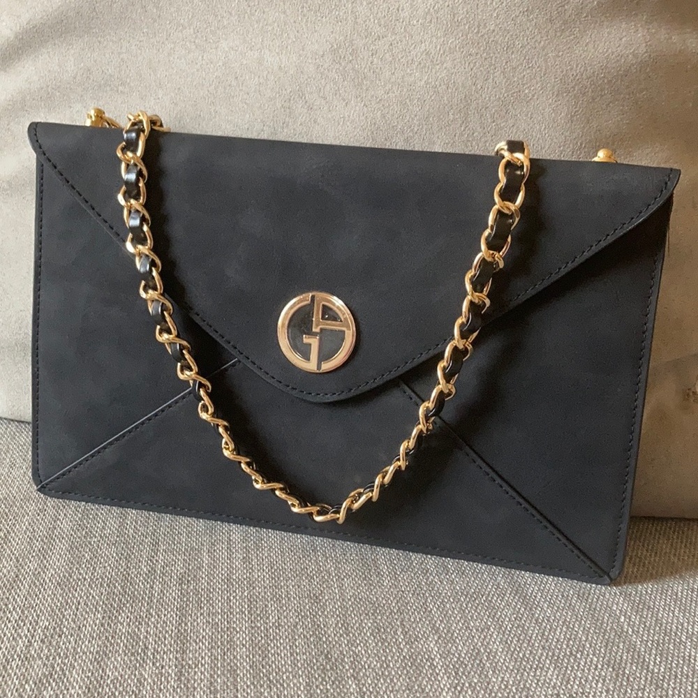 Giorgio Armani envelope clutch/shoulder bag